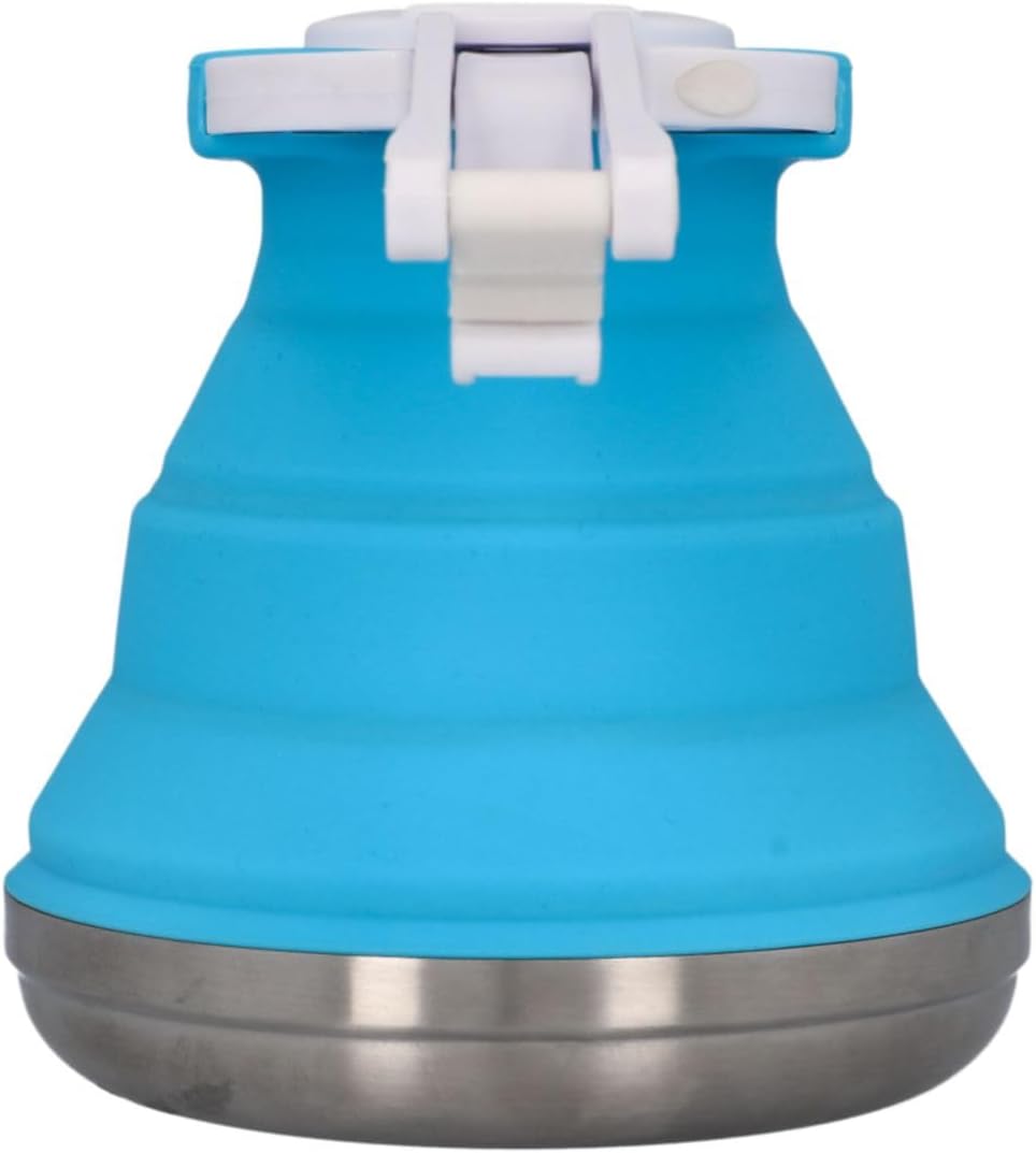 cartrend Caravan Wasserkessel faltbar, Camping Wasserkocher, 1,5 Liter Fassungsvermögen, platzsparen