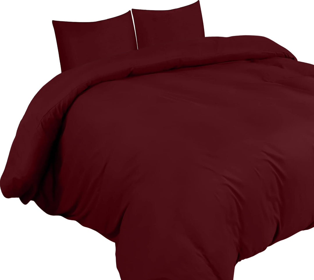 Utopia Bedding Bettwäsche 220x240 Set - Mikrofaser Bettbezug 240x220 cm + 2 Kissenbezüge 65x65 cm -