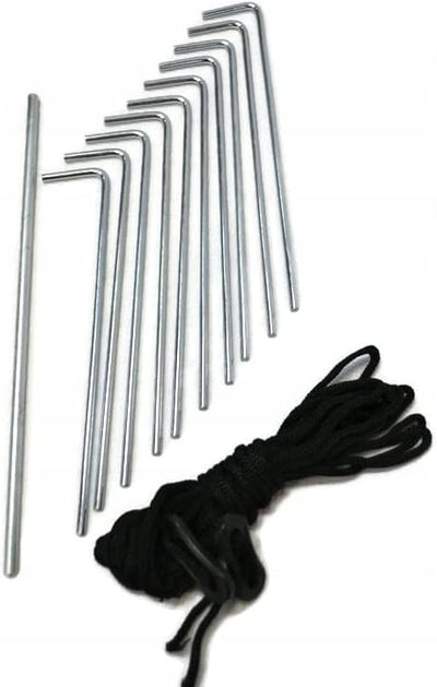 A&N Schirmzelt Angelschirm 250x240cm 45° winkelbar Anglerschirm wasserdicht Nylon