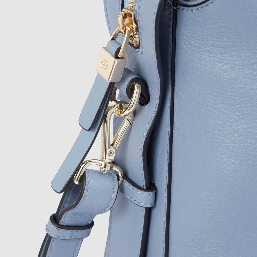 Piquadro Circle Schulranzen, 38 cm, hellblau, Hellblau