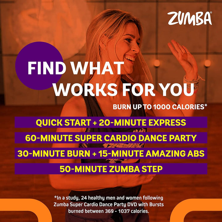 Zumba Incredible Results Weight Loss Dance Workout DVD System, Damen