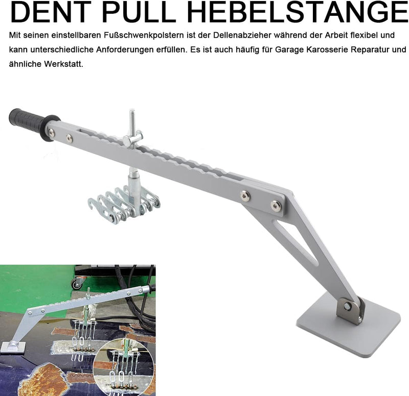 Lfhelper 6 Dent Puller Kit 625 mm Nivellierstange Single Leg Dent Puller 200 mm Dent Pull Bar Auto M