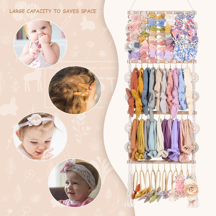 Stirnbandhalter Schleifen Organizer für Mädchen Haarschleifen Halter Baby Stirnband Haarschmuck Orga