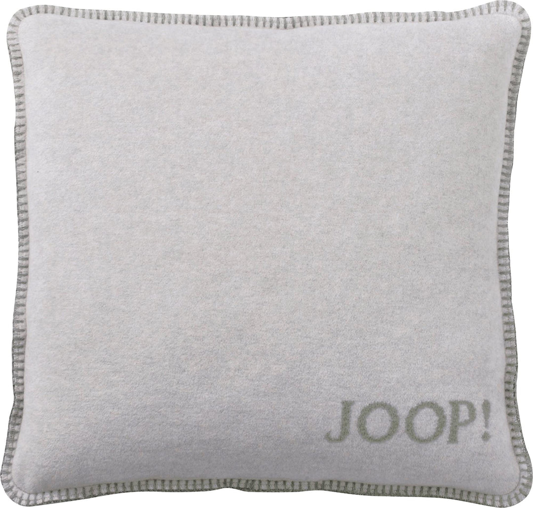 Joop! Kissen Uni Doubleface Silber-Jade Baumwolle/Polyacryl, Masse: 50cm x 50cm, 758927 50cm Silber-