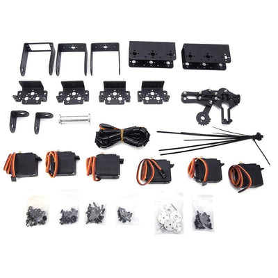 Roboterarm 6DOF Roboter-Mechanikarm-Klemmklaue-Kit, DOF-Manipulator-Industrieroboterteile für Hochsc