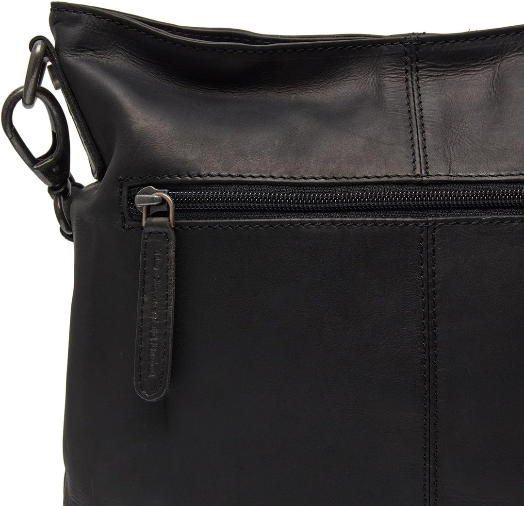 The Chesterfield Brand Jen - Schultertasche Leder 25 cm Schwarz, Schwarz