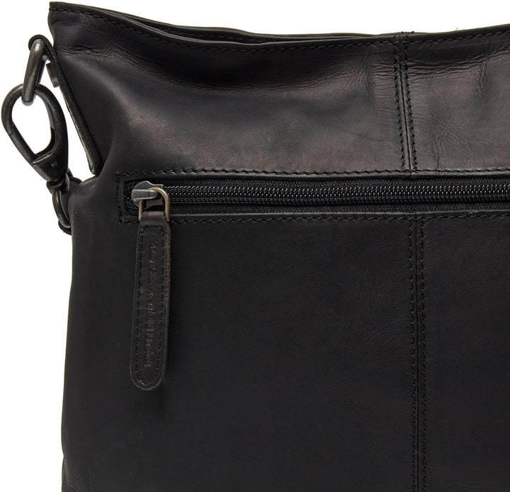 The Chesterfield Brand Jen - Schultertasche Leder 25 cm Schwarz, Schwarz