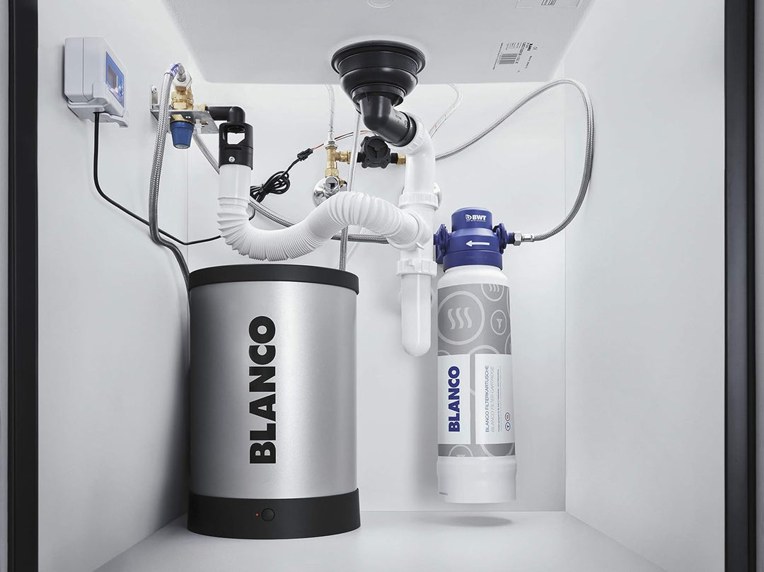 BLANCO drink.hot TAMPERA chrom | Heisswassersystem | Veredeltes kochend heisses Wasser | Kindersiche