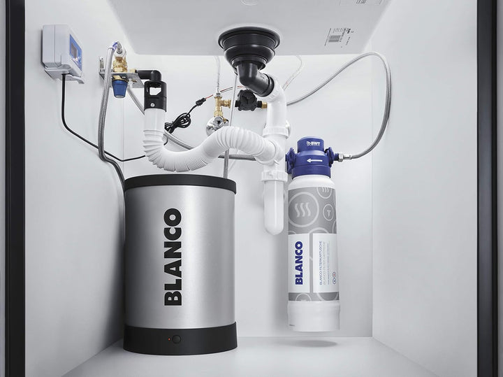 BLANCO drink.hot TAMPERA chrom | Heisswassersystem | Veredeltes kochend heisses Wasser | Kindersiche