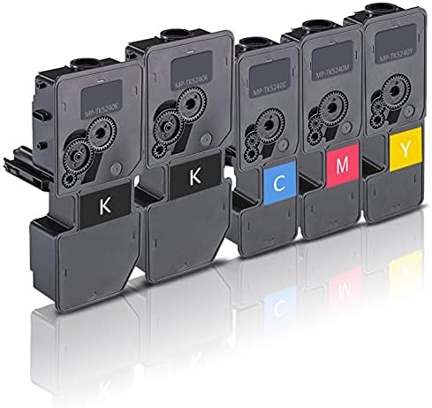 5 Mipuu Toner kompatibel für TK-5240 Set Cyan Magenta Yellow Black passend für Kyocera Ecosys M5526