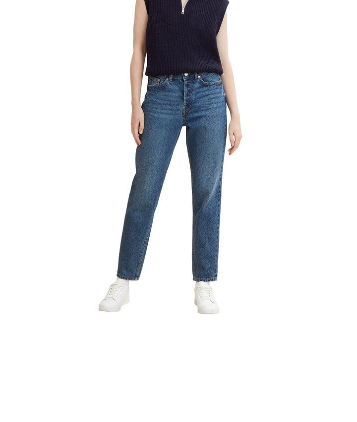 TOM TAILOR Denim Damen Mom Fit Jeans 30 10113 - Clean Mid Stone Blue Denim, 30 10113 - Clean Mid Sto