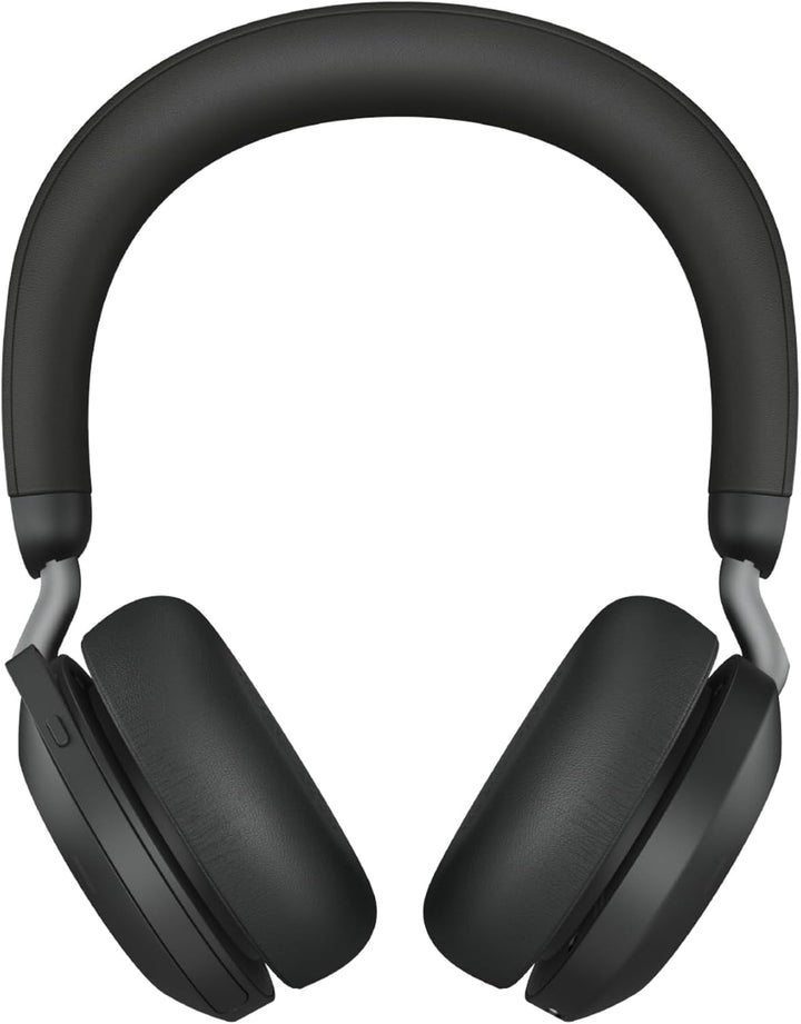 Jabra Evolve2 75 Wireless PC Headset with 8-Microphone Technology - Dual Foam Stereo Headphones with