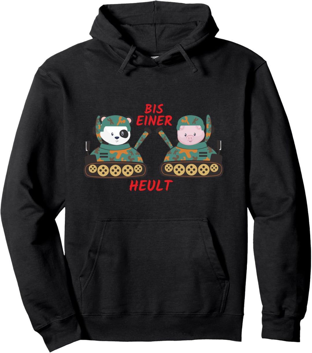 Bis einer heult Panzer Pullover Hoodie