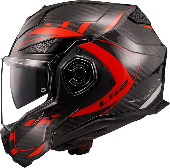 LS2, klapphelme motorrad ADVANT X C Future red, XS, XS