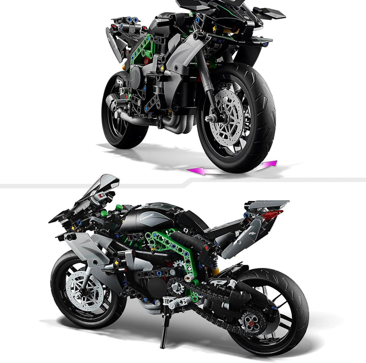 LEGO Technic Kawasaki Ninja H2R Motorrad, Geschenk für Kinder & Erwachsene & Speed Champions Audi S1