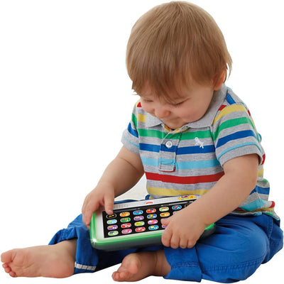 Fisher-Price Lernspass-Tablet, Babyspielzeug mit Lichtern, Musik, Motorikspielzeug, Lernspielzeug fü