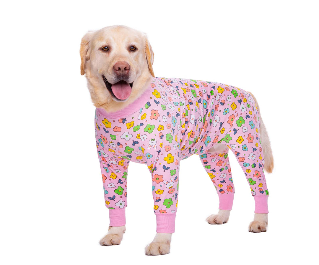 BT Bear Grosse Hundekleidung, elastischer Haustier-Einteiler, schützt Gelenke, Anti-Haare, Anti-Leck