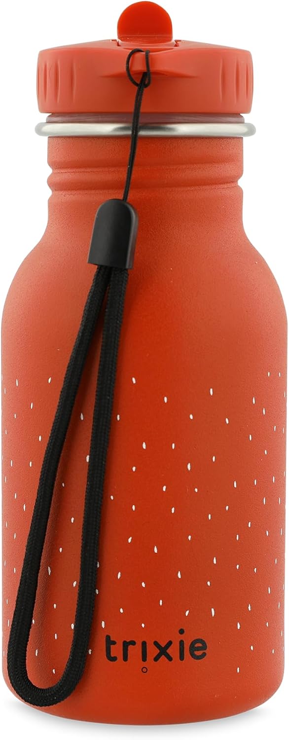 Trixie Trinkflasche Kinder 350ml, Wasserflasche Kindergarten, auslaufsicher | Kinderflasche für Jung