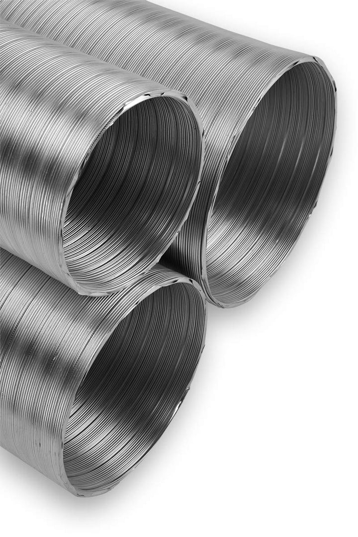 Unbekannt 5m Aluflexrohr DN 63 mm, Aluminium, Lüftungsrohr, Ventilation Tube, Rohr, Silber, 1 Stück,