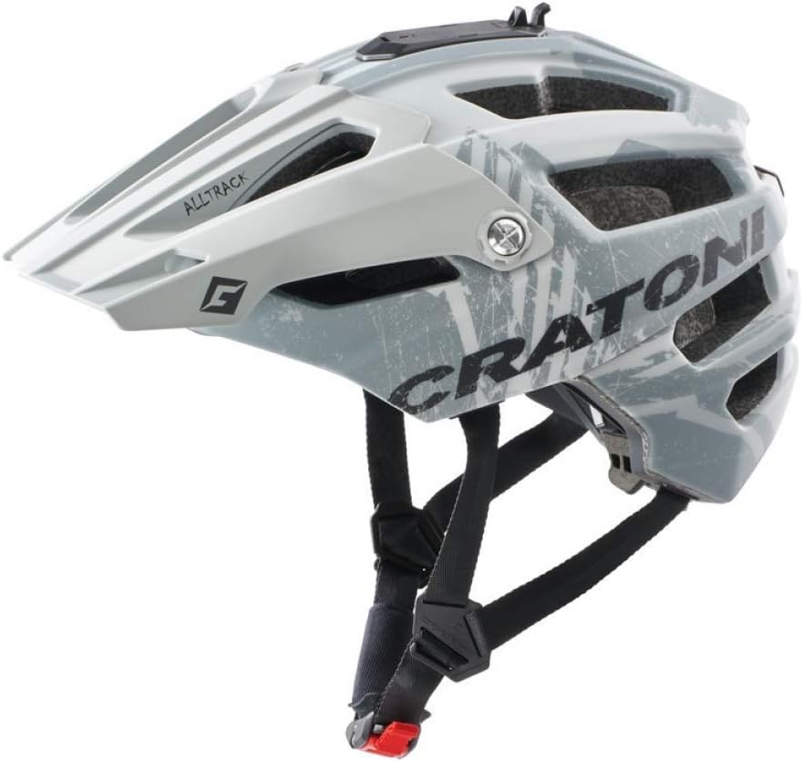 Cratoni AllTrack MTB Helm blau 2022 Fahrradhelm Grey Rubber S/M (54-58 cm), Grey Rubber S/M (54-58 c