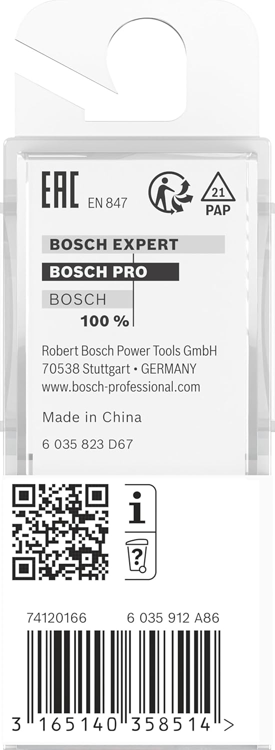 Bosch Accessories Professional Nutfräser Standard for Wood (für Holz, Ø 20 mm, Arbeitslänge 25 mm, Z