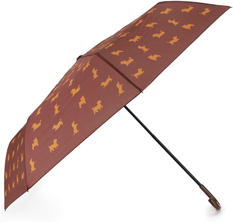 balvi Regenschirm Puppymbrella Farbe Braun Inklusive Neoprenhülle in Form eines Hundes Aus Nylon