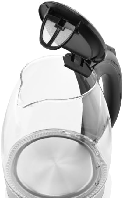 VK741 Glas Wasserkocher I 1.7 L I 2200 W I Innenbeleuchtung I Wasserstandanzeige