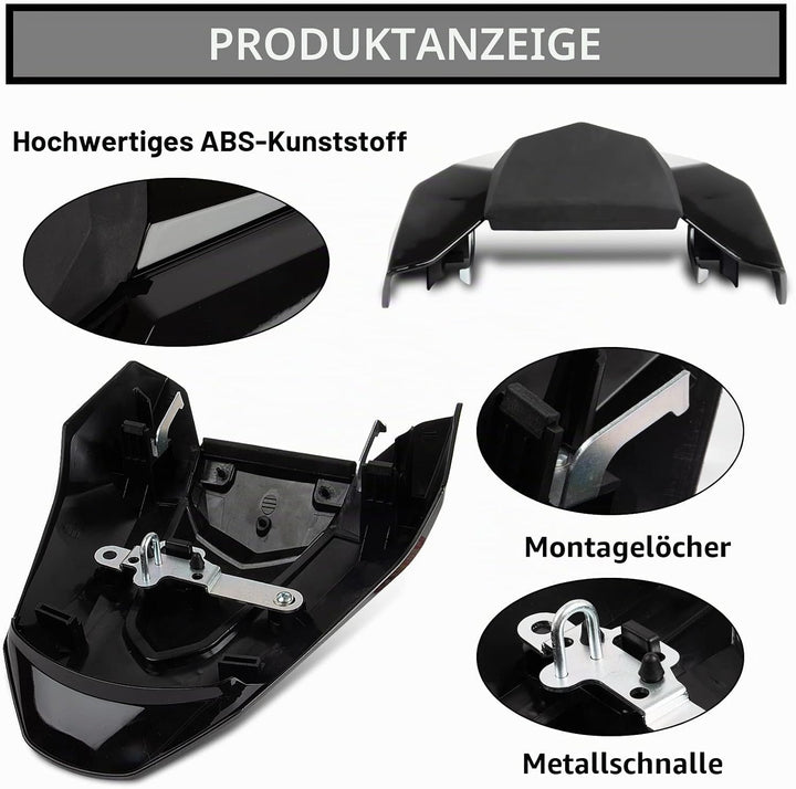 Soziusabdeckung Rücksitzbezug für CB650R CBR650R 2021 2022 2023 PSLER Sitzkappe Heckverkleidung Moto