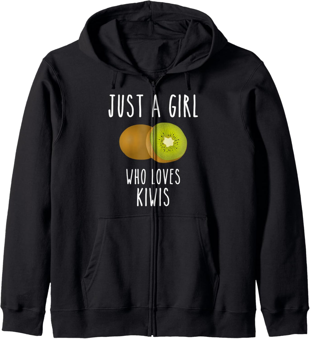 Ein Mädchen Das Kiwis Liebt Frucht Kiwi Kiwifrucht Sommer Kapuzenjacke