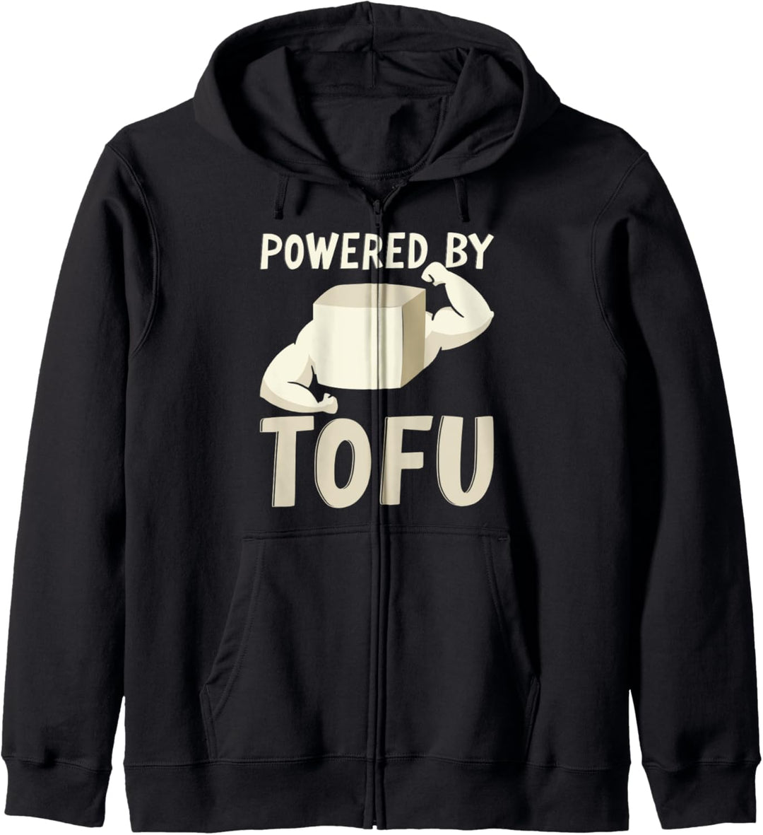 Angetrieben durch Tofu Veggies Meatless Vegetarisch Kapuzenjacke