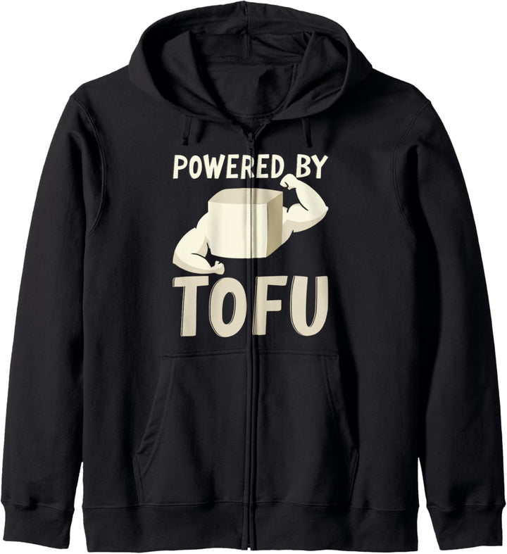 Angetrieben durch Tofu Veggies Meatless Vegetarisch Kapuzenjacke