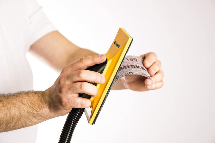 Mirka Abranet Netz-Schleifstreifen 70x198 mm Klett / Korn P180 / 50 Stk / zum Schleifen von Holz, Sp