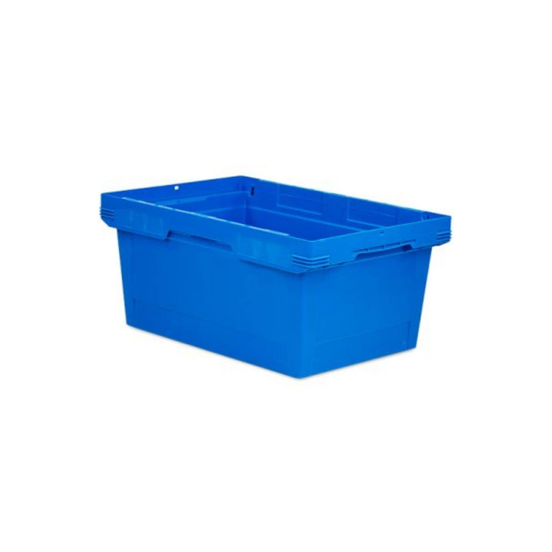 PROREGAL Conical Mehrweg-Stapelbehälter Blau | HxBxT 27,3x40x60cm | 47 Liter | Lagerbox Eurobox Tran