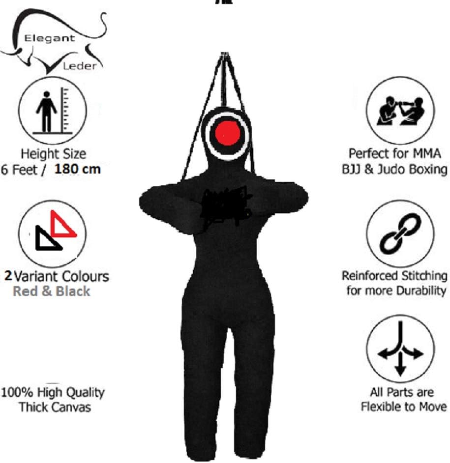 Elegant Wurfpuppe Brasilianischer Jiu Jitsu Ringen Box Dummy MMA Judo Kampfsport (Stehende) Rot 180.