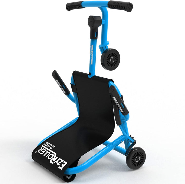 EzyRoller Classic Kinderfahrzeug Dreirad Sitz Spielzeug, Farbe: blau, Blau