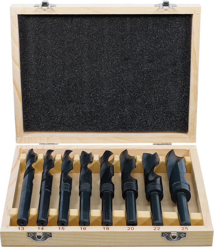 BGS 2019 | HSS-Bohrer-Satz | 8-tlg. | 13 - 25 mm | XXL | 13 mm Schaft für alle