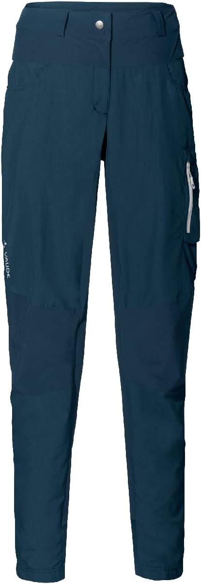 VAUDE Women's Qimsa Pants - Radhose Damen 38 Dark Sea Uni, 38 Dark Sea Uni