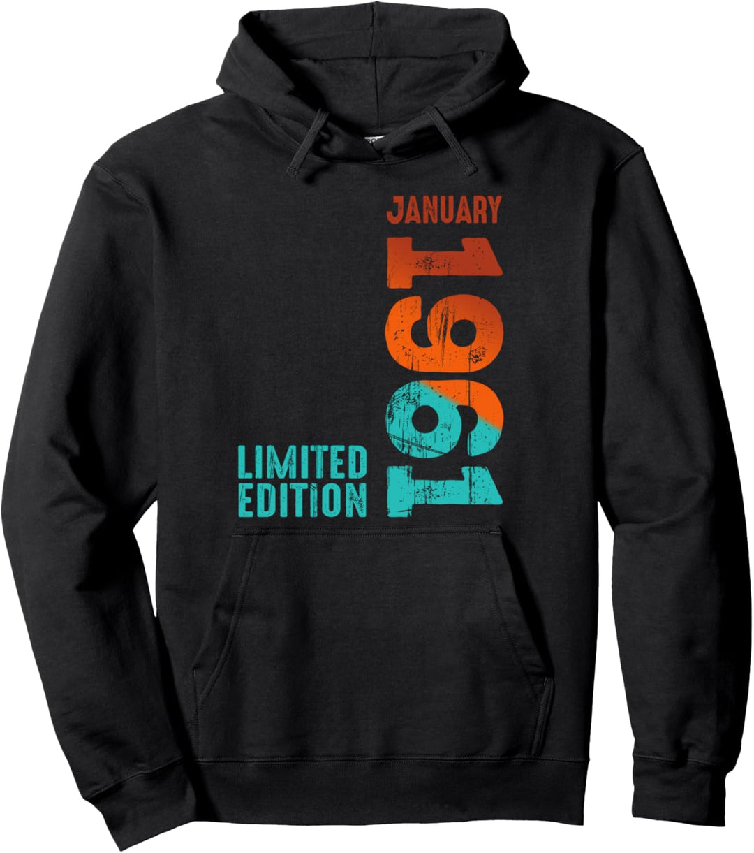 1961 Limited Edition 1961 Januar 1961 Jahr 1961 Retro 1961 Pullover Hoodie
