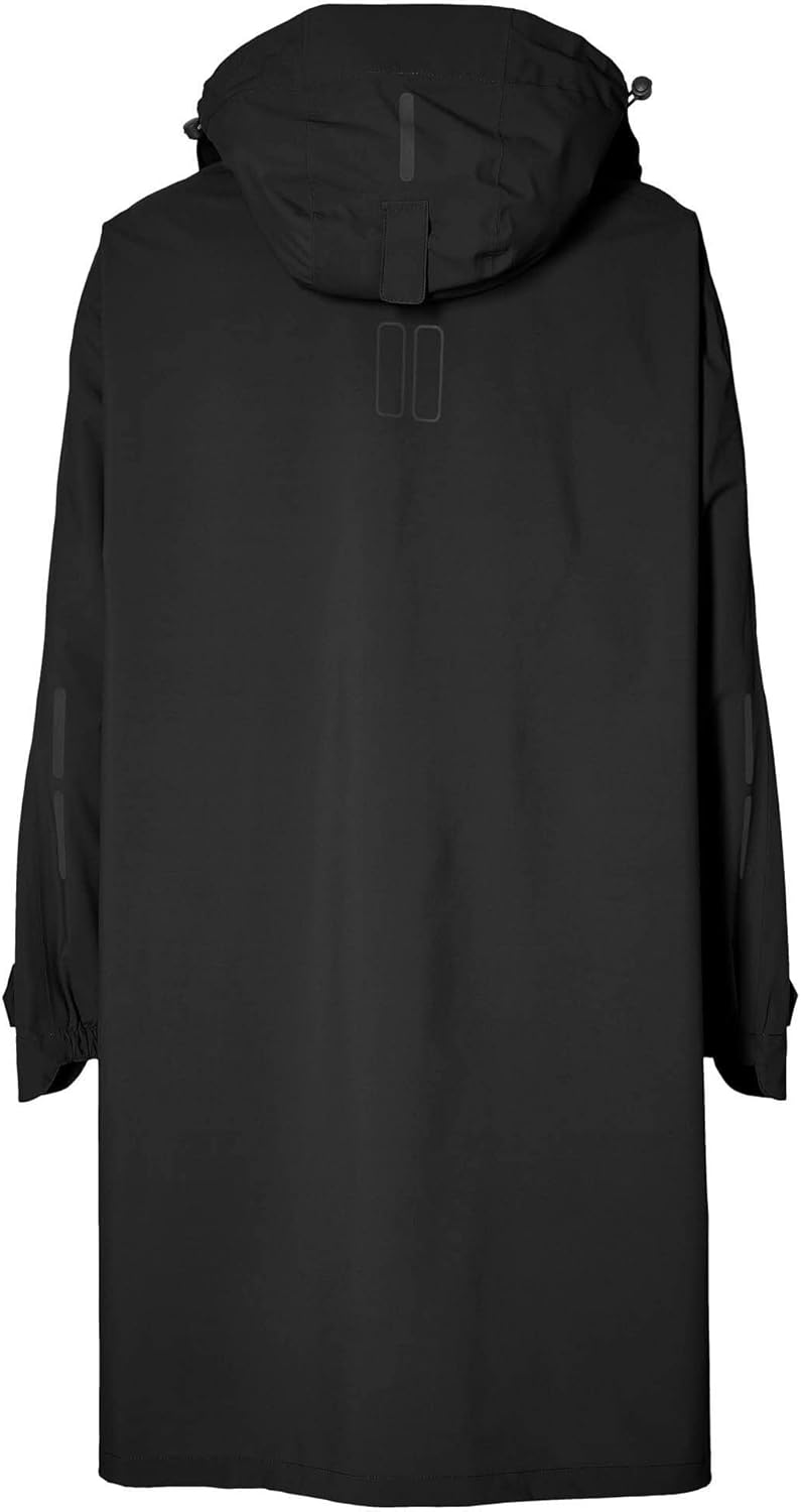 Basil B.V. Unisex – Erwachsene Regenponcho Basil Mosse Helme, Jet Black, M/L