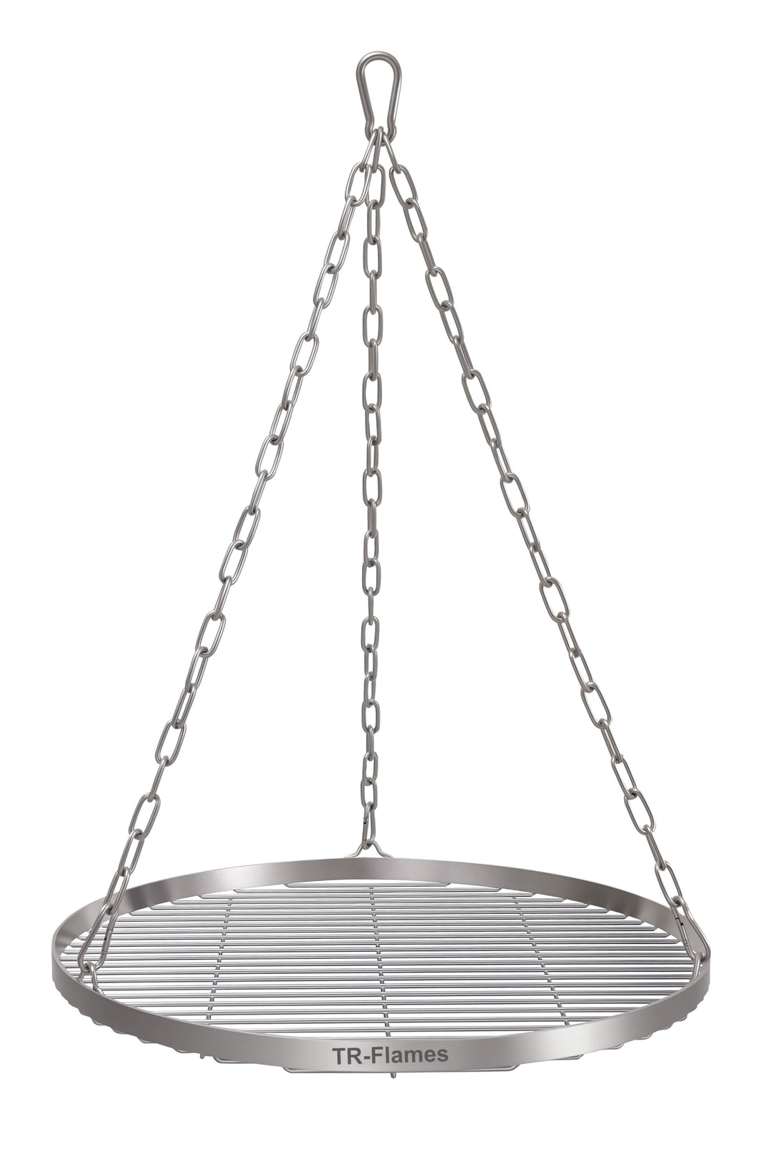 50cm Edelstahl Grillrost Mit Kette Ø4, Schwenkgrill, BBQ, Camping, Outdoor Grillzubehör 50 cm, 50 cm