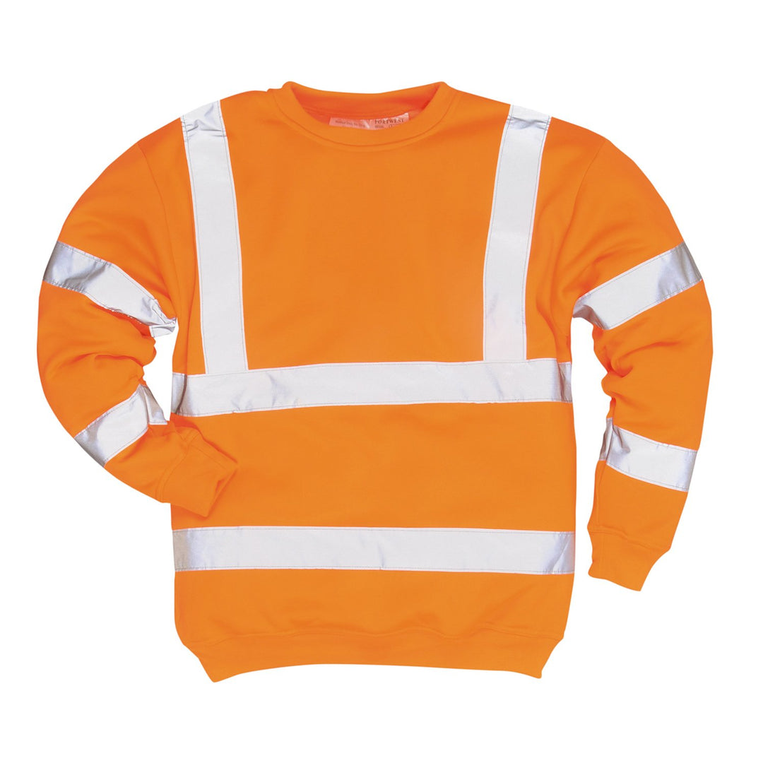 Portwest Warnschutz-Pullover, Farbe: Orange. Grösse: XS, B303ORRXS XS Orange, XS Orange