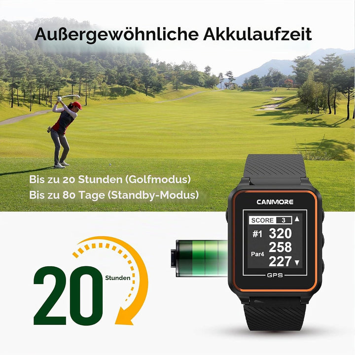 Canmore TW356 Golf GPS tragbares Gerät für Männer und Frauen, kostenloses Update, hohes LCD-Display,