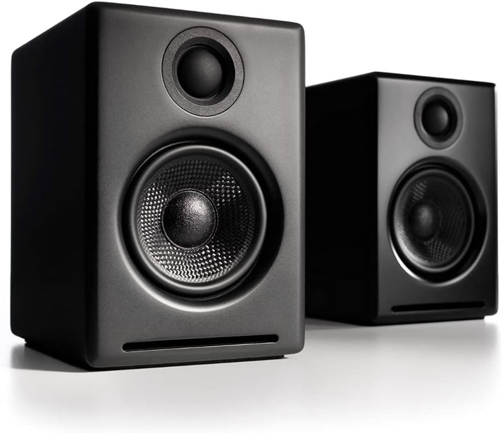 Audioengine A2+ 60W Aktiver Desktop-Lautsprecher | Integrierter DAC &amp; Analogverstärker | Direkter US