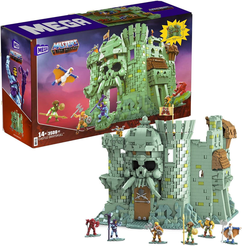 MEGA Construx GGJ67 - Masters of the Universe Castle Grayskull Bauset mit 3508 Bausteinen ab 14 Jahr