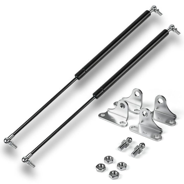 OTUAYAUTO 2 Stück Gasdruckfeder 500mm 200mm 200N, Universal Gasdruckdämpfer mit Kompressionsfeder Be