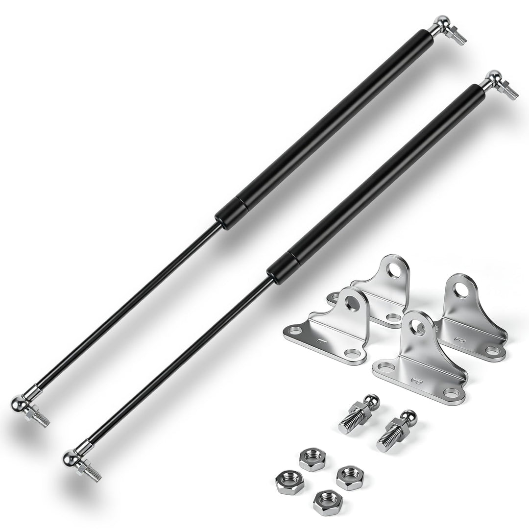 OTUAYAUTO 2 Stück Gasdruckfeder 500mm 200mm 450N, Universal Gasdruckdämpfer mit Kompressionsfeder Be