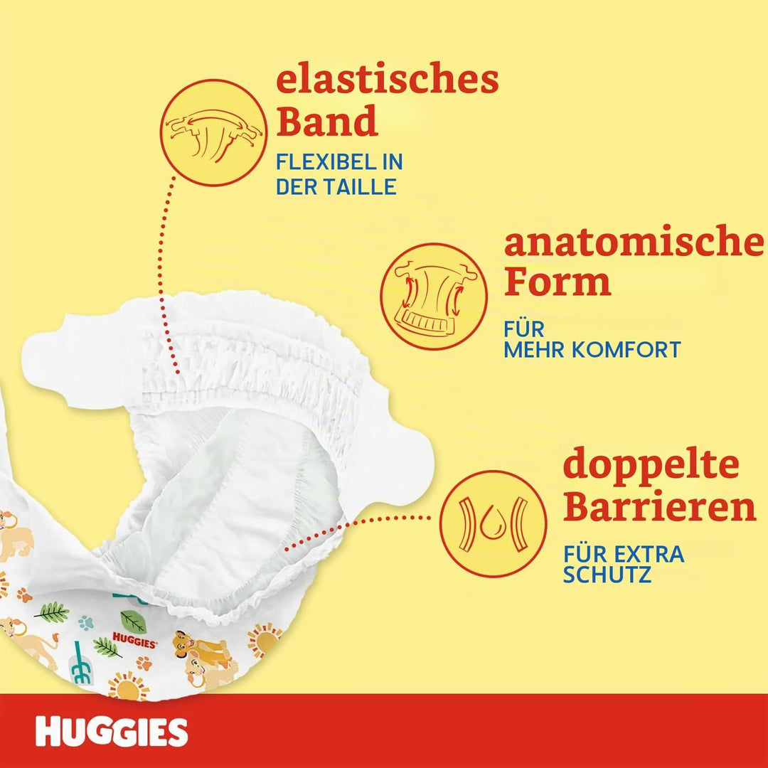 Huggies Unistar Windeln, Grösse 6 (15-30 kg), 72 Stück Taglia 6 72 Pannolini, Taglia 6 72 Pannolini