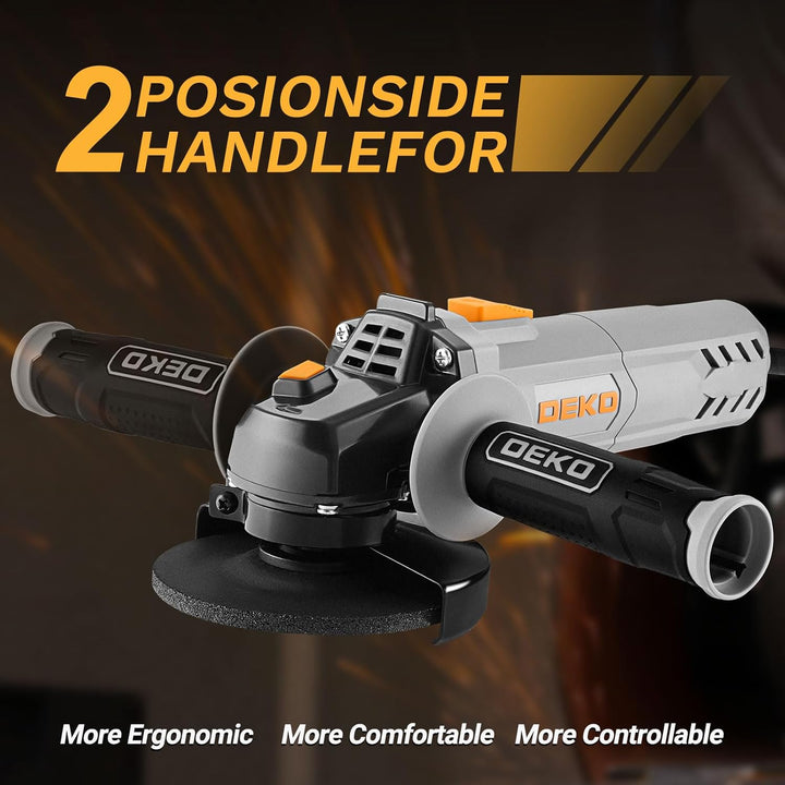 Winkelschleifer: DEKOPRO 115mm 750W Corded Electric Trennschleifer für Schneiden,Polieren und Schlei