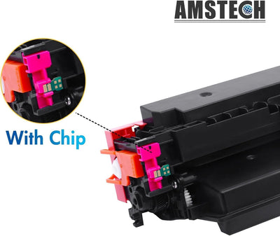 4-Pack 415X 415A M479fdw Toner Mit Chip Kompatibel für HP 415X 415A Multipack Color Laserjet Pro MFP