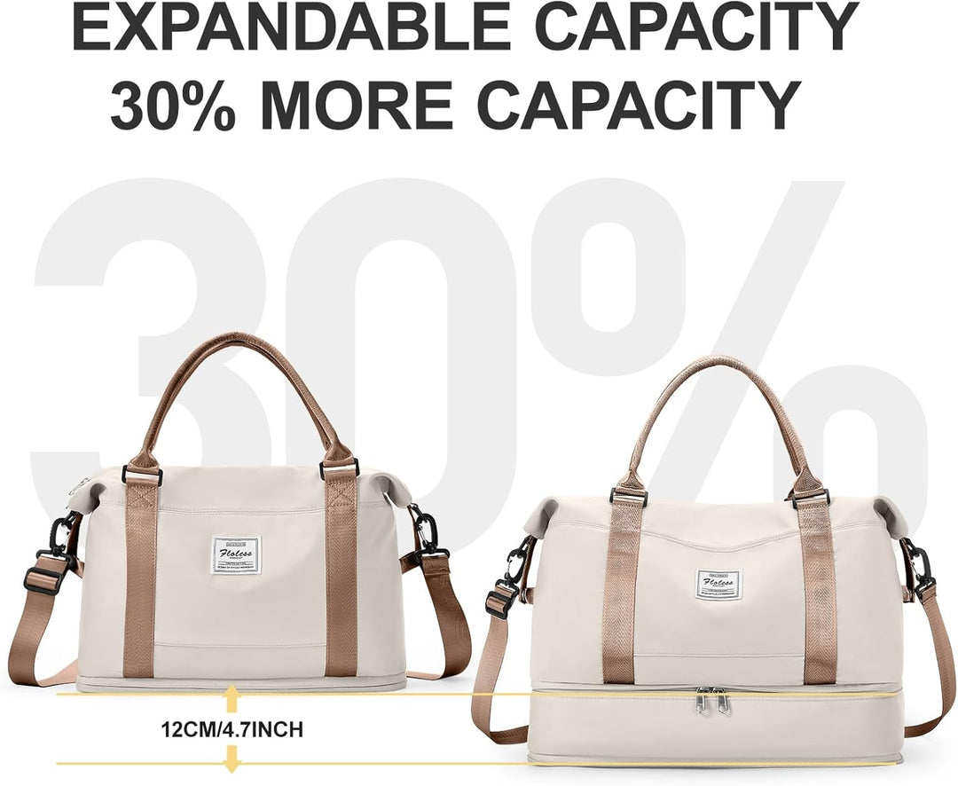 Reisetasche Damen 40x20x25 Ryanair Handgepäck Tasche Sporttasche Weekender Bag Schwimmtasche Wasserd